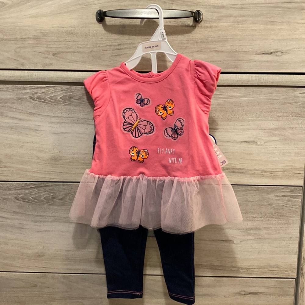 NWT Buster Brown 2 Piece Set - 18 Months